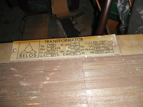 Transformator 10kVA 380/240V Belos typ T3A