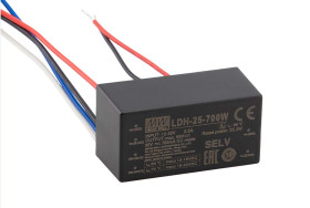 Sterownik LED napięcie wyjciowe: 84V 700mA napięcie wejściowe: 9.5 → 32 V. stabilizowany prądowo 25W MEAN WELL