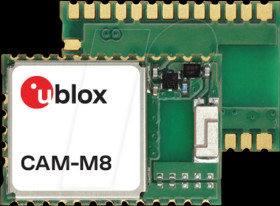 CAM-M8Q GPS module, ±2.5m, -167dBm, 2.7..3.6 Vcc