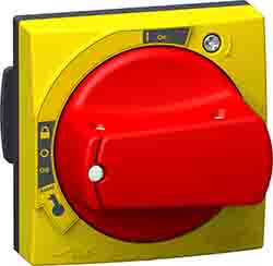 Uchwyt obrotowy do TESYS GV2-GV3-U. 60mm kolor Czerwony IP65 Schneider Electric TeSys