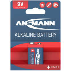 Ansmann 1515-0000 Red-Line 9V Battery Reliable Long-lasting Power