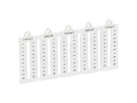 Płytki oznaczników szerokość 5 1-10 poziome (x1000) 039505 LEGRAND