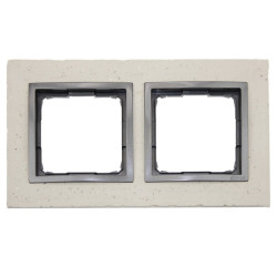 Ramka podwójna DRN2/93 funda mente Kontakt Simon54 Nature
