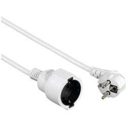 Hama 00047864 Extension Cable 2m White H05VV-F 3G 1.5mm&#xB2;
