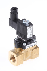 Zawór elektromagnetyczny 230 V AC Burkert 2-drogowy G 3/8 cala żeńskie 3/8cal NC