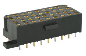 Gniazdo PCB 36 -pinowe 4 -rzędowe raster: 5.08mm Gniazdo Proste Montaż na płytce drukowanej