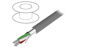 1214C-Sl005 Przewód Na Rolce 30,5M Ekranowany Alpha Essential 4X24awg Folia...