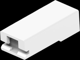 Insulating housing for 6.35 mm, 1 pole, PA, natural, 925068