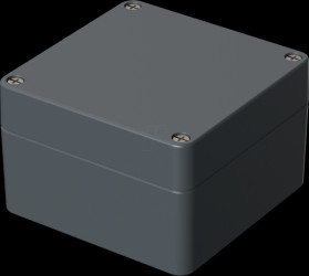 01121000 Aluminium housing, IP66, 140 x 140 x 91 mm