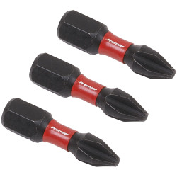 Sealey AK8205 Phillips #2 Impact Power Tool Bits 25mm - 3pc