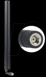 88991 WLAN Antenna RP-SMA, omnidirectional Joint Black