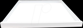 LX0717 LED panel mounting frame for LED panels 62x62 cm, plug-in, white
