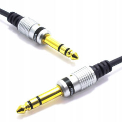 KABEL JACK 6,3 STEREO WTYK - WTYK VITALCO MK61 3M