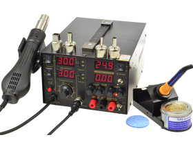 Stacja lutownicza WEP 853D5A zasilacz 30V 5A grotówka 75W