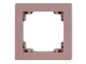 DECO Ramka uniwersalna z tworzywa DECO Pastel Matt lawendowy 42DR-1 KARLIK