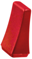 Lever grip, (L) 12.4 mm, red, for toggle switch, U246N