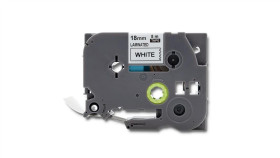 Qoltec Taśma Do Brother Tz2-241 18Mm X 8M Biała/ Czarny Nadruk