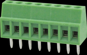 DG308-2.54-08P-14-00A(H) PCB terminal, 8 pins, RM 2.54 mm