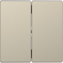 Enjoliveur double blanc sable