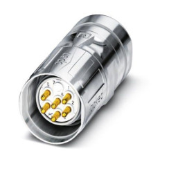 Złącze wielostykowe przemysłowe 9-pinowe M23 Montaż na kablu Wtyczka Phoenix Contact