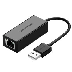 Karta sieciowa USB2.0 - RJ45 LAN UGREEN CR110 20254, Adapter 10/100Mbps