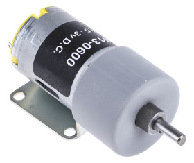 Motoreduktor DC Szczotkowy z przekładnią 72 obr./min 1,71 W 4mm 10 Ncm RS PRO