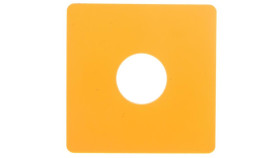 Tabliczka Opisowa Żółta Kwadratowa 50X50mm Bez Nadruku Sq-Ge 063263