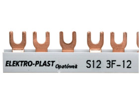 Szyna łączeniowa 3P 63A 12mm2 widełkowa (12mod.) 3F S12 3F-10 45.322
