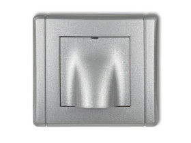 FLEXI Wypust kablowy srebrny metalik 7FWPK KARLIK