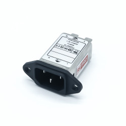 Filtr wejściowy złącza IEC 3A RS PRO Montaż w obudowie