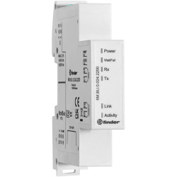 Finder 6M.BU.0.024.2200 gateway TCP/IP to Modbus RTU with web server