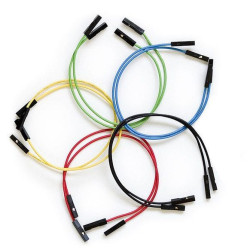 RPi Jumper Wires 10pk (Female/Female) 150mm