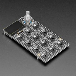 Adafruit MACROPAD RP2040 Bare Bones - 3x4 Keys + Encoder + OLED