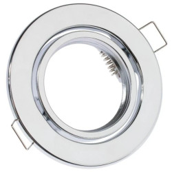 Oprawa Podtynkowa Ruchoma Okrągła AURELI Chrom Blacha MR16 GU10