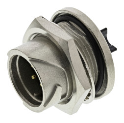 Złącze wielostykowe przemysłowe 4-pinowe Miniaturowe, panelowe Gniazdo Hirose