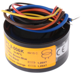 Płyta montażowa 2 x 6V ac 230V ac 15VA 2-wyjściowy