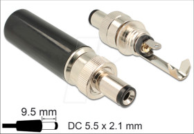 89913 Connector DC, male