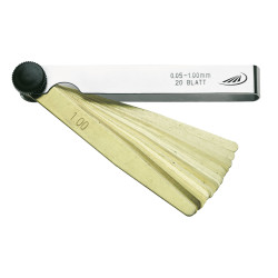 HELIOS PREISSER 0607403 Caliper 0.05-1mm 20 Sheets Precision Tool