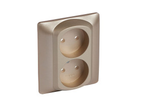 SISTENA LIFE Plakietka Titan do gniazda podwójne 2x2p 771432 LEGRAND