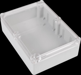 Industrial housing, 177 x 126 x 56 mm, IP65, light gray