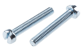 Śruby maszynowe M4 łeb z łbem walcowym Stalowe długość 25.0mm skok 0.70mm