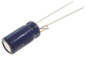 100U/35V KONDENSATOR ELEKTROLITYCZNY 105' 6x12mm