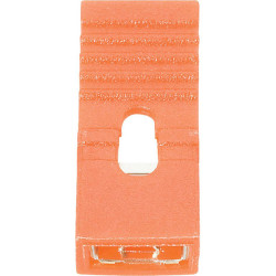 Fischer Elektronik CAB 9 G R Pull Tab Jumper 1x2 2.54mm Pitch Gold Plated Red