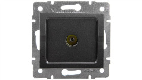 Logi Gniazdo Antenowe Typu F Przelotowe Grafit 021290041 25274