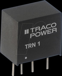 TRN 1-1212 DC/DC converter TRN, 1 W, 12 V, 90 mA, SIP