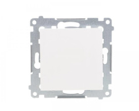 Simon 54 Łącznik jednobiegunowy, szybkozłącza, biały DW1.01/11