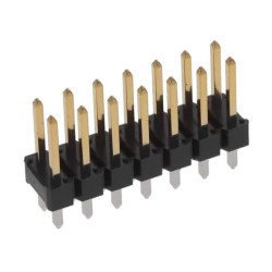 Amphenol 67996-114HLF Header Unshrouded Male Vert Thru Hole 14Pos