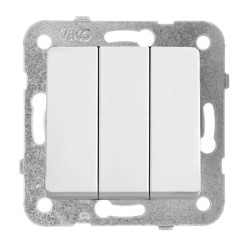 Panasonic LINNERA S Łącznik 3-klawiszowy biały połysk 91440068