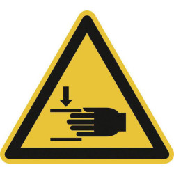 SafetyMarking 30.0372 Caution Sign Self-Adhesive ISO 7010 10piece 50mm