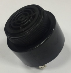 Brzęczyk piezoelektryczny średnica 42.5mm, sygnał impulsowy wolny 95dB RS PRO
